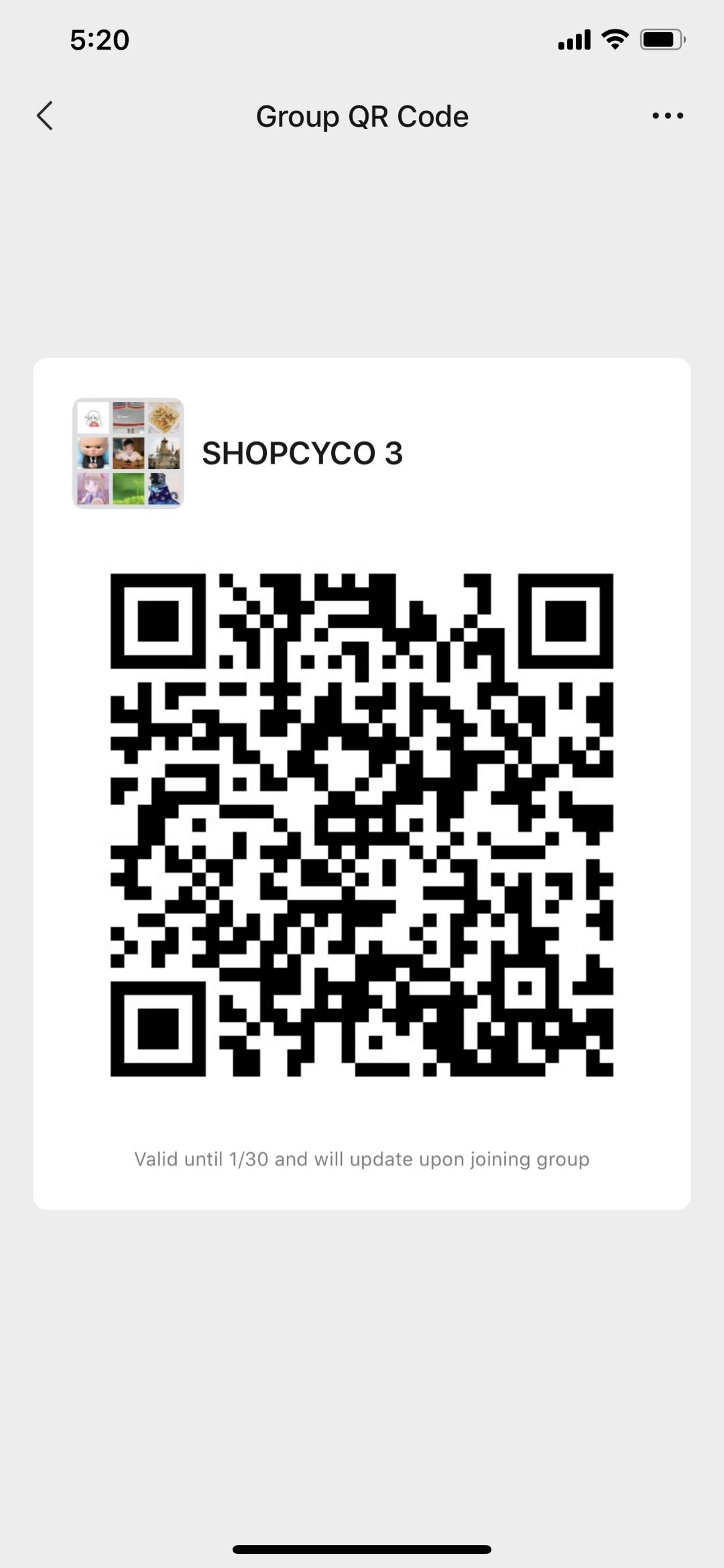 SHOPCYCO美国折扣分享群 群微信二维码